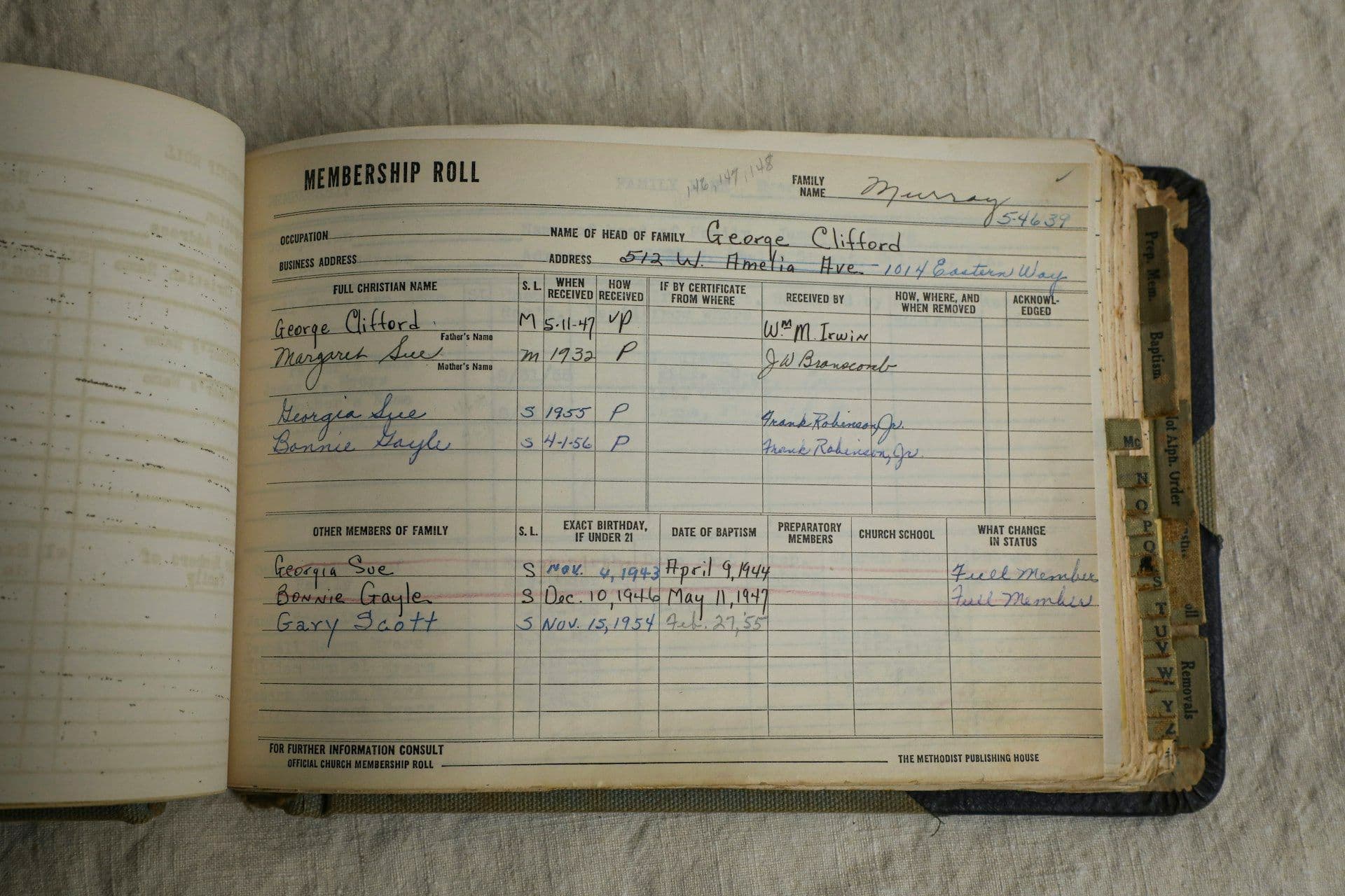 Accounting ledger showing debits and credits