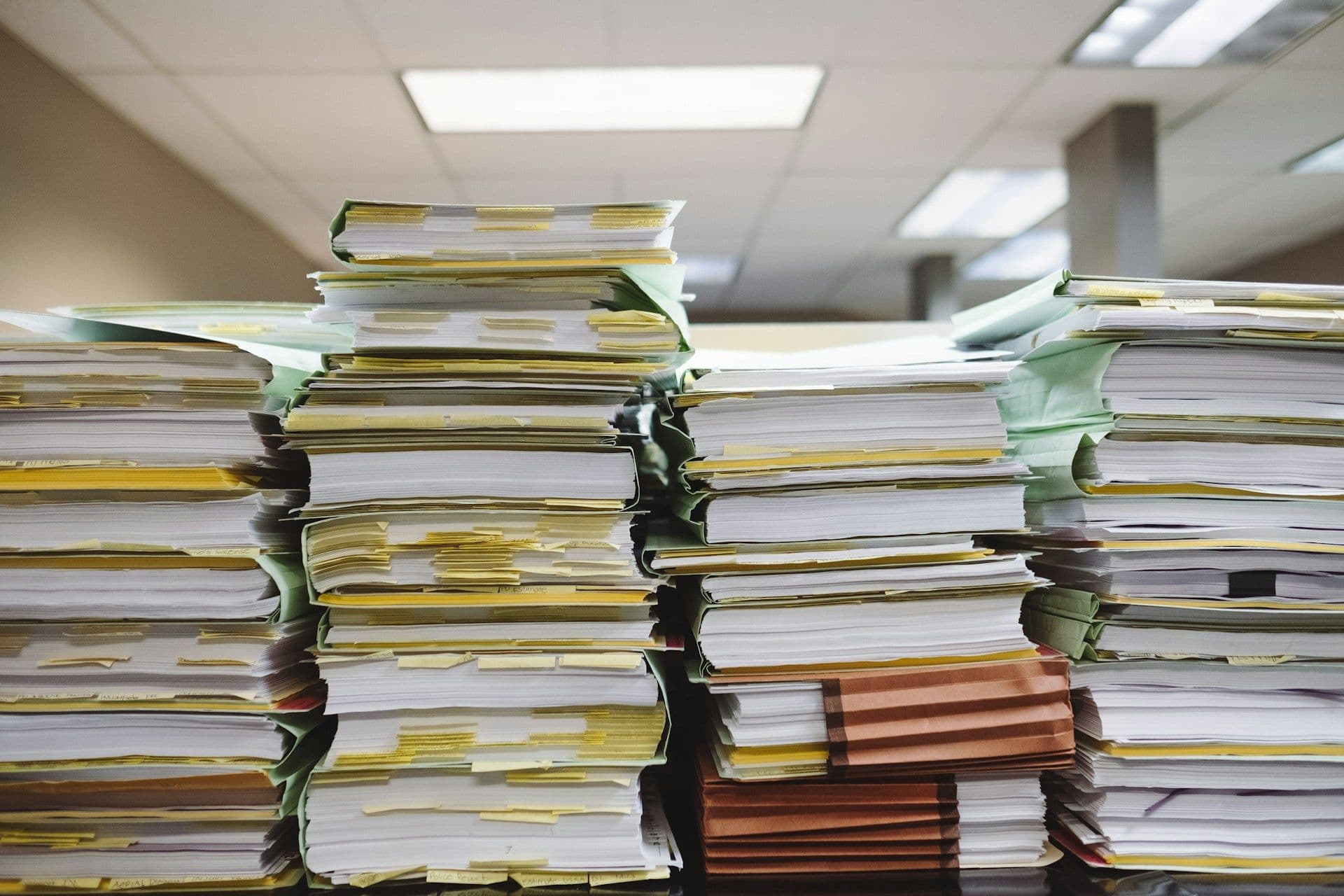 Sorting a pile of receipts behind one lump-sum deposit