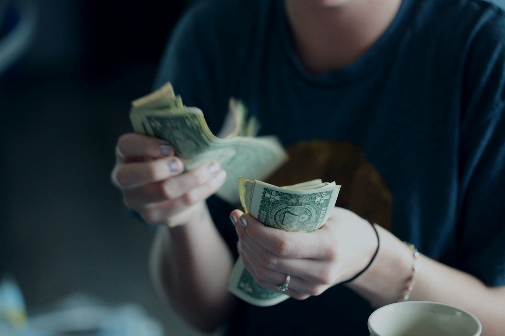 Counting cash on hand to cover short-term obligations